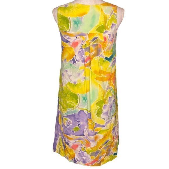 Jams World Wms Sz XS Beight Multi Color Koi Pond Janice Hawaii Dress - Picture 4 of 6